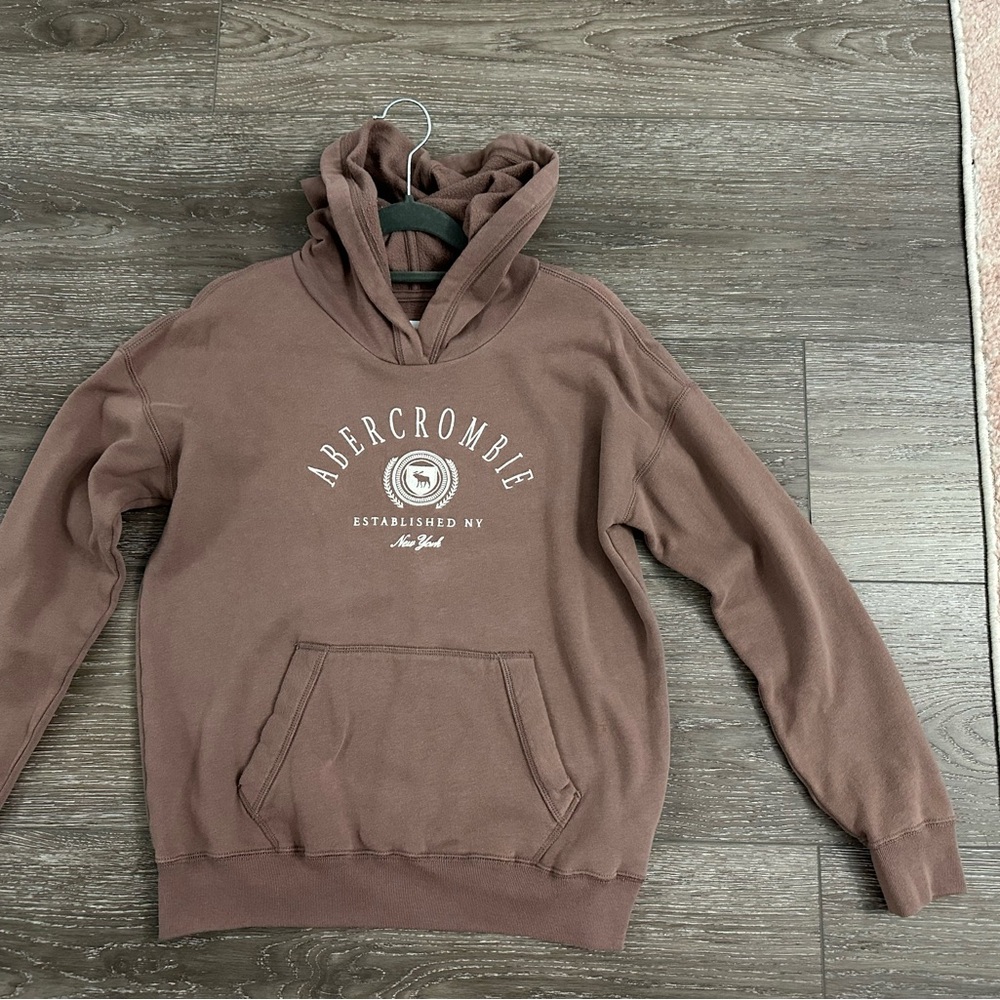 Abercrombie & Fitch Brown Sweatshirt Classic Hoodie